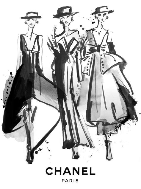 chanel croquis|chanel haute couture artist.